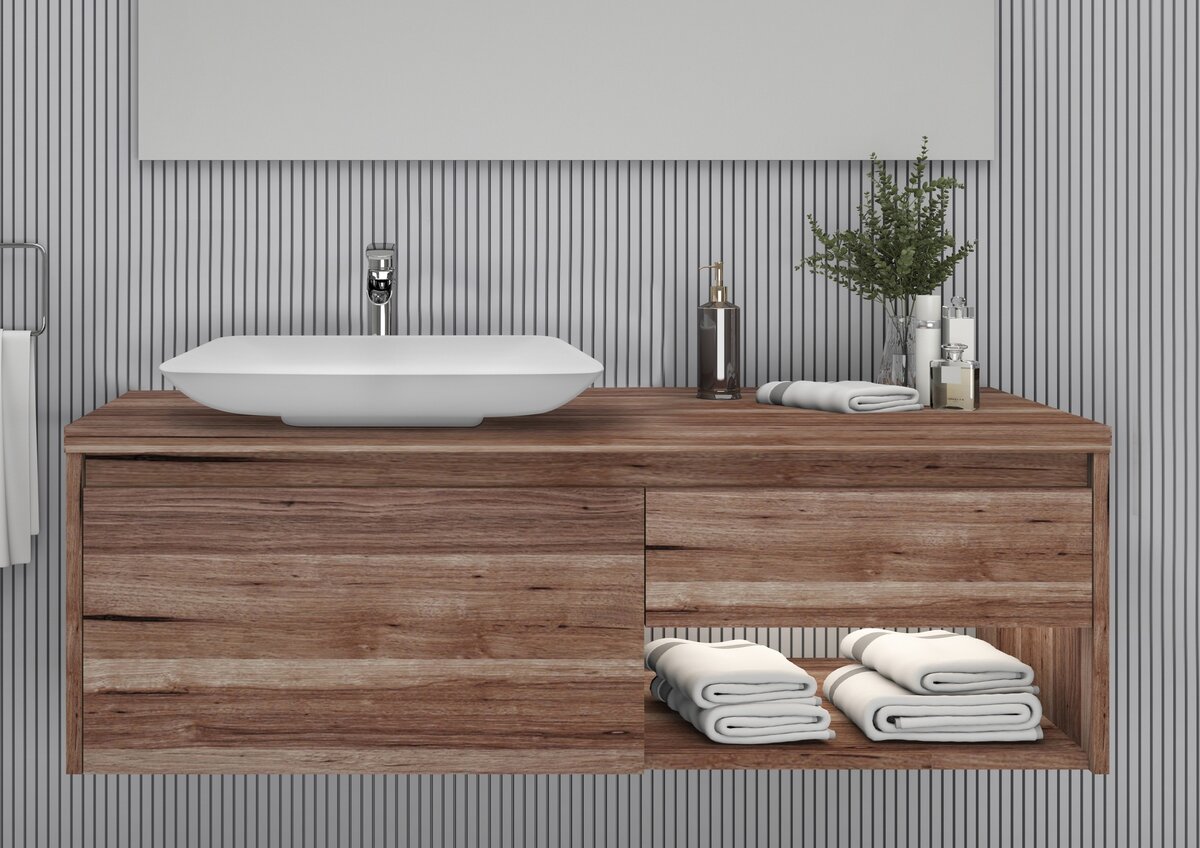 Creavit Aloni Lidya Solid Surface Waskom Mat Wit 59,5 cm