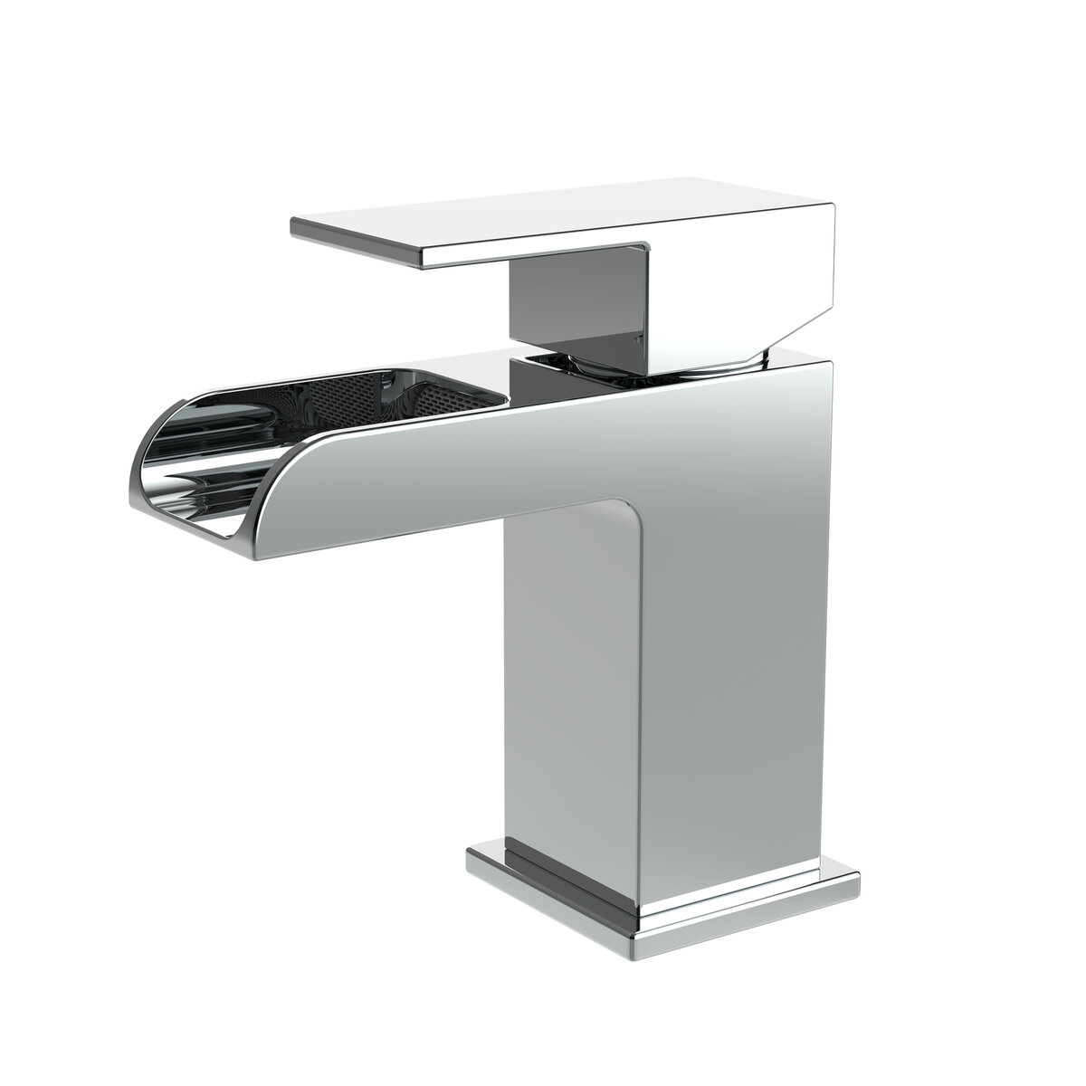 Creavit Aloni Wastafelmengkraan Vierkant Eenhendel Square Waterval Chroom