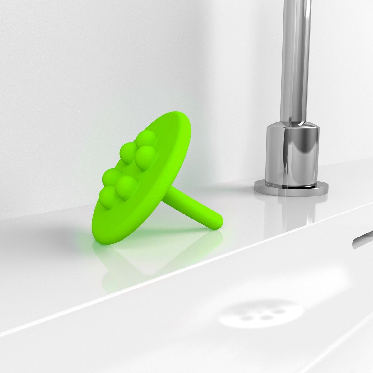Clou Wash Me Siliconen Waterstop 5.7x6.5 cm Groen