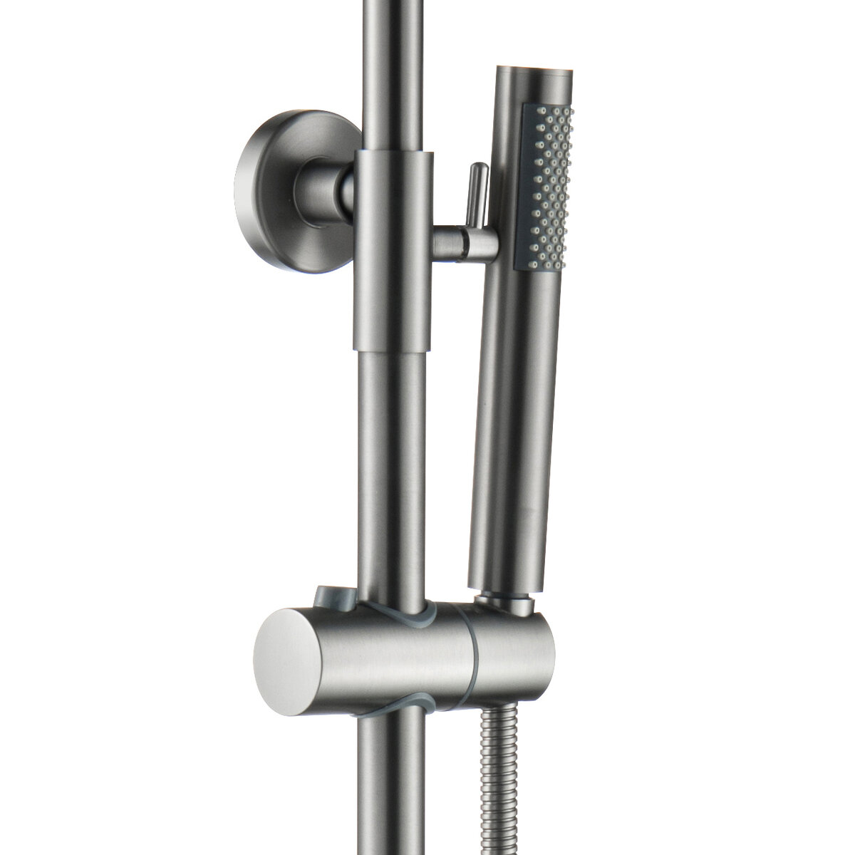Creavit Aloni Thermostatische Douchekolom Optima Rondo Gunmetal Grijs