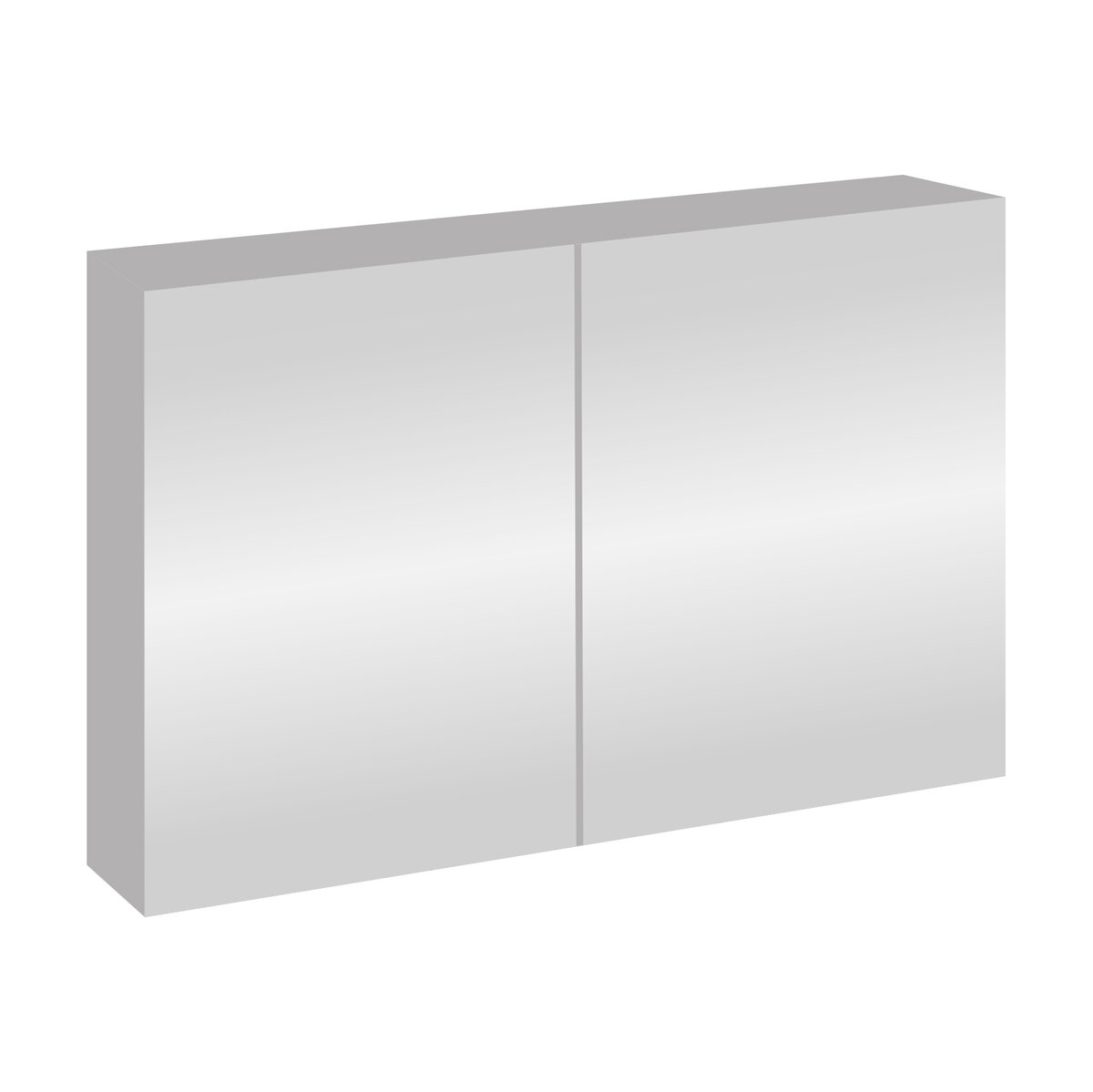 Aloni Spiegelkast Kleur Aluminium 100x70cm