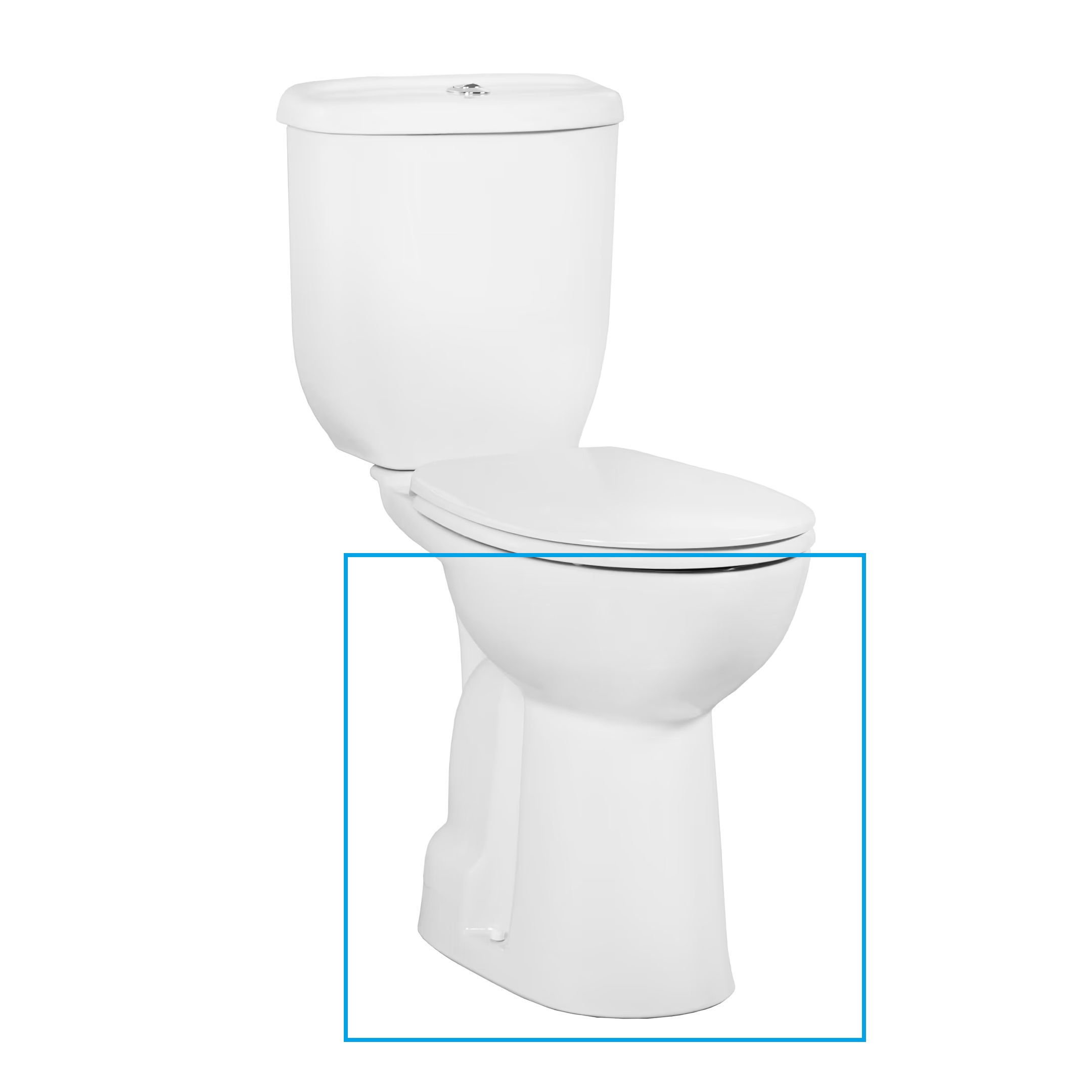 Creavit Hoog Staand-Wc Onderpot Wit, S-Trap