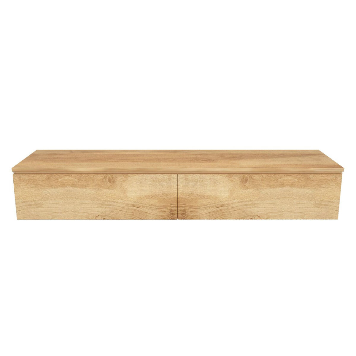 Arcqua Onderkast Living natural oak 180x30 cm 2 lade