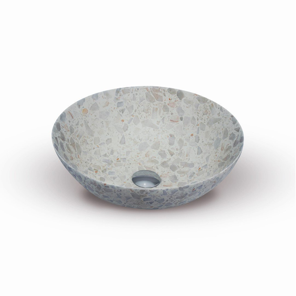 Looox Ceramic Terrazzo, diameter 40 cm, Terrazzo Beige