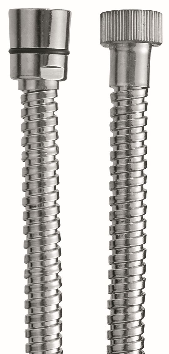 Hotbath Amice - Mate Doucheslang Messing 150 cm Chroom
