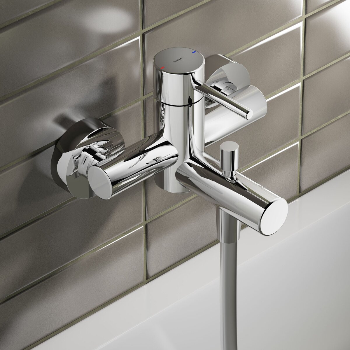 Hotbath Buddy Opbouw Badmengkraan Chroom