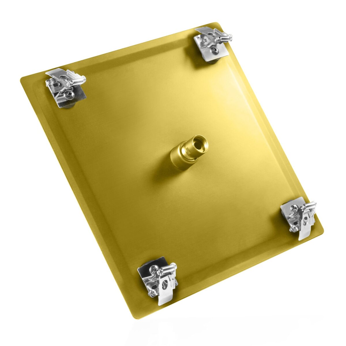 Aloni Inbouw Douchekop - Geborsteld Goud - 30x30 cm