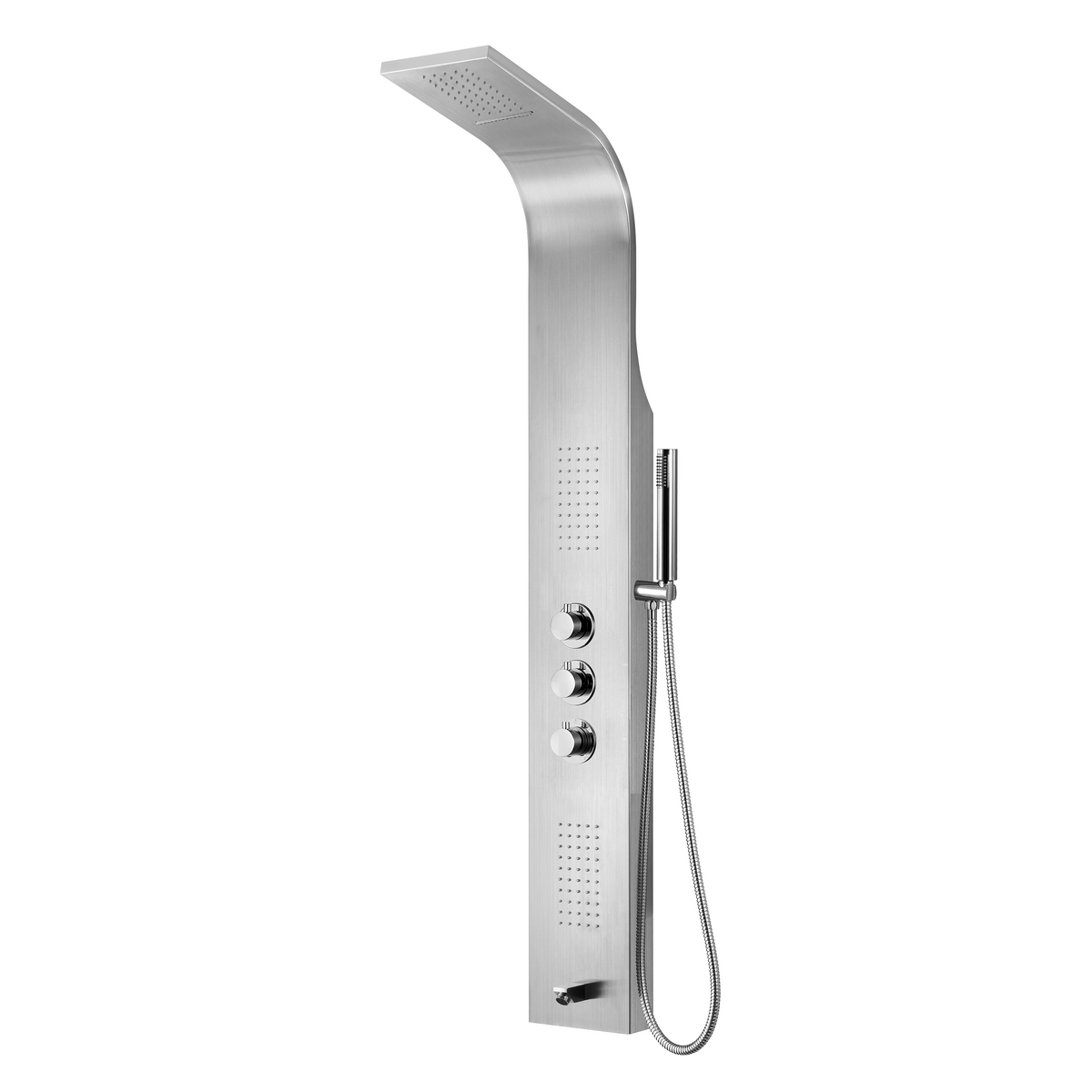 Creavit Aloni Thermostatische Douchepaneel Mat Chroom