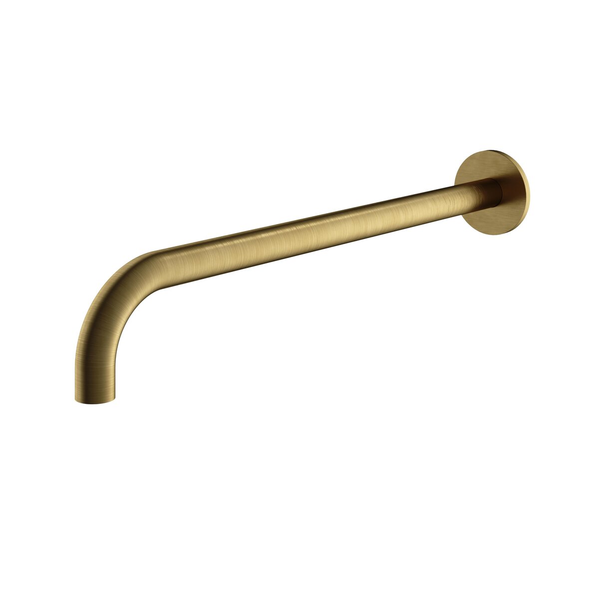 Hotbath Archie Wandarm 40cm Geborsteld Messing PVD