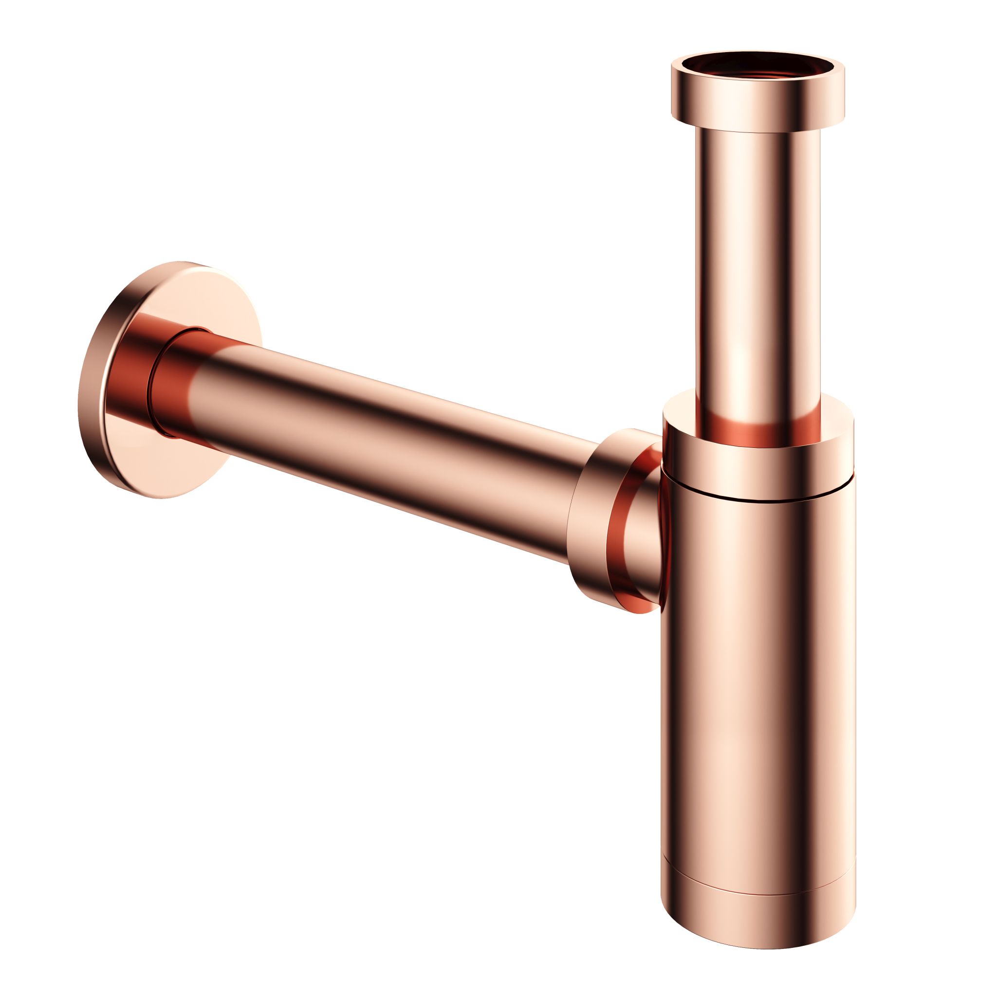 Hotbath Pal Sifon Rond Roze Goud
