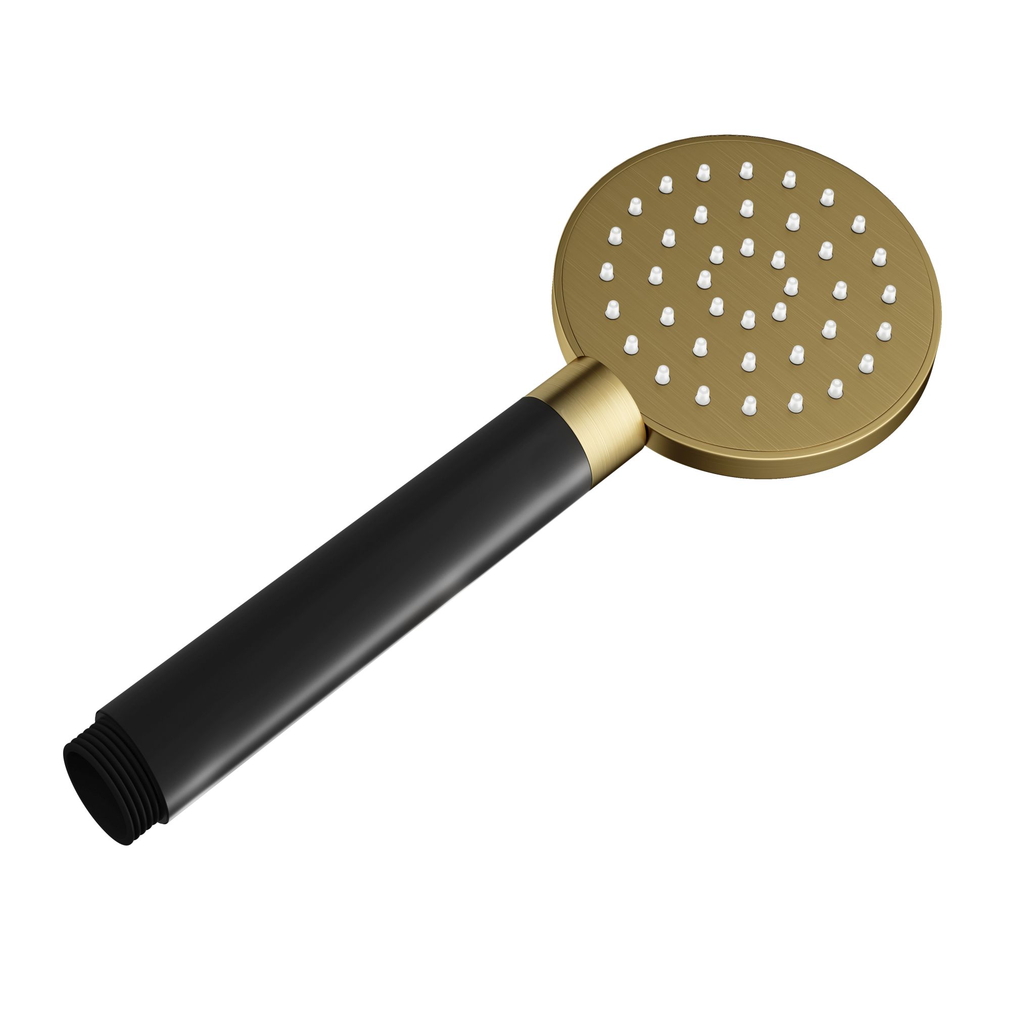 Hotbath Mate Handdouche Rond Geborsteld Messing PVD
