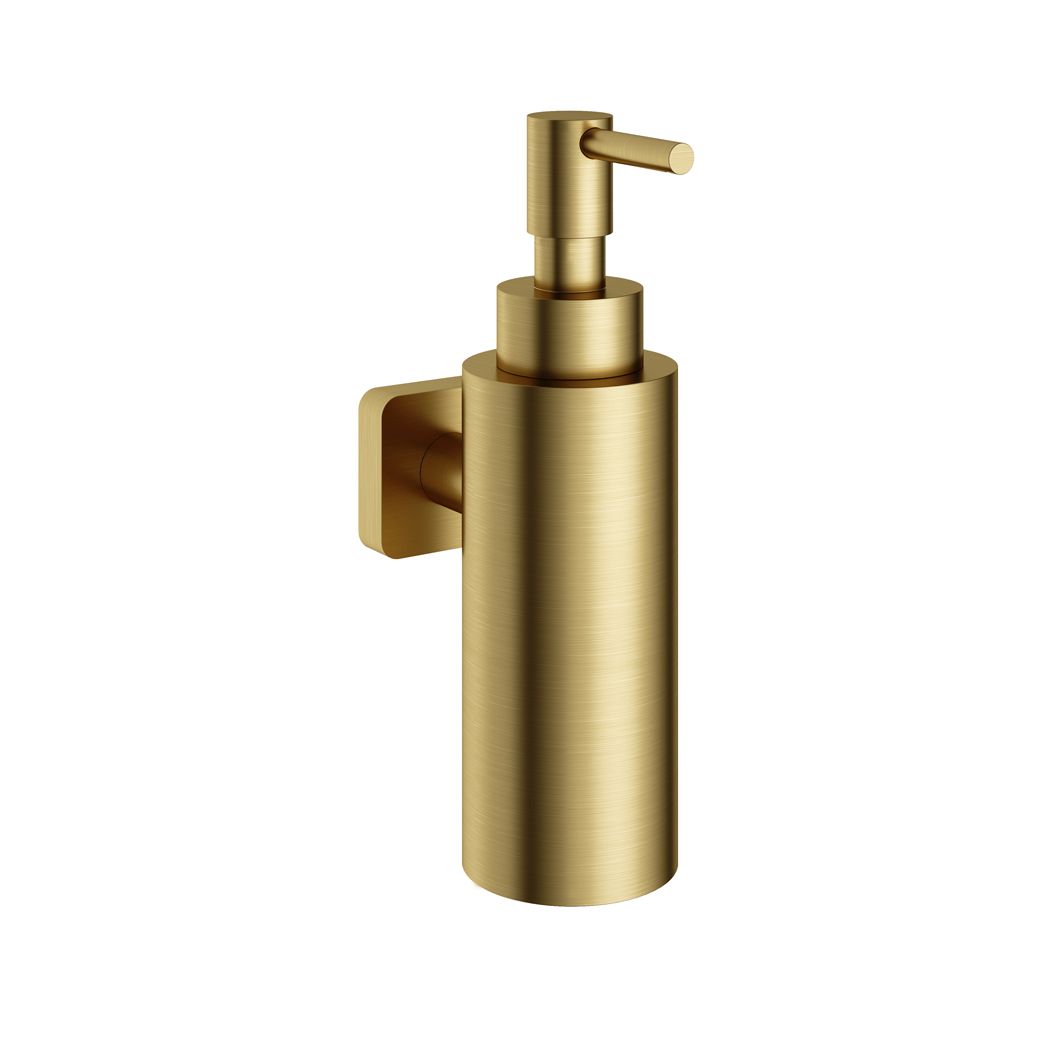 Hotbath Gal Zeepdispenser Wandmodel Geborsteld Messing PVD