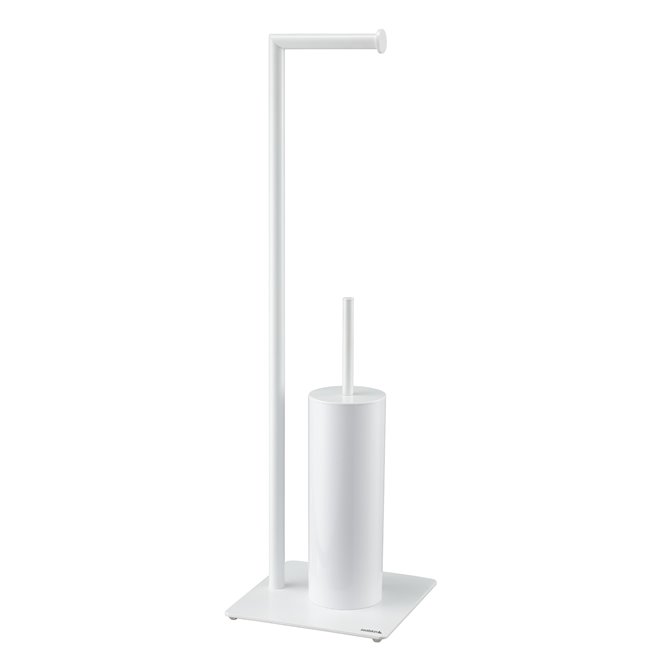 Sealskin Tube Toiletbutler - Toiletrolhouder - Toiletborstel met houder - vrijstaand Wit