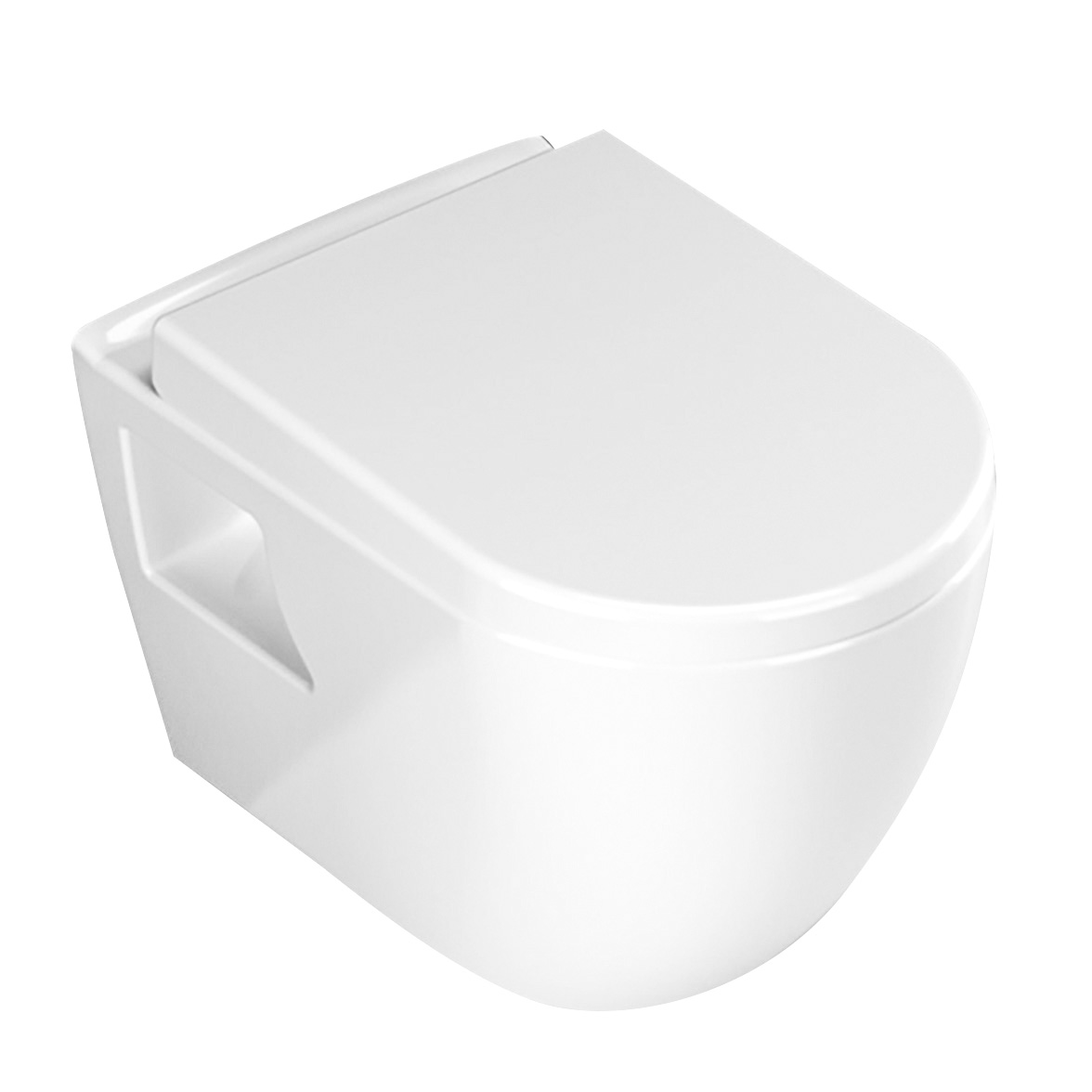 Creavit Aloni Design Ophang Wc Met Rvs Sproeier