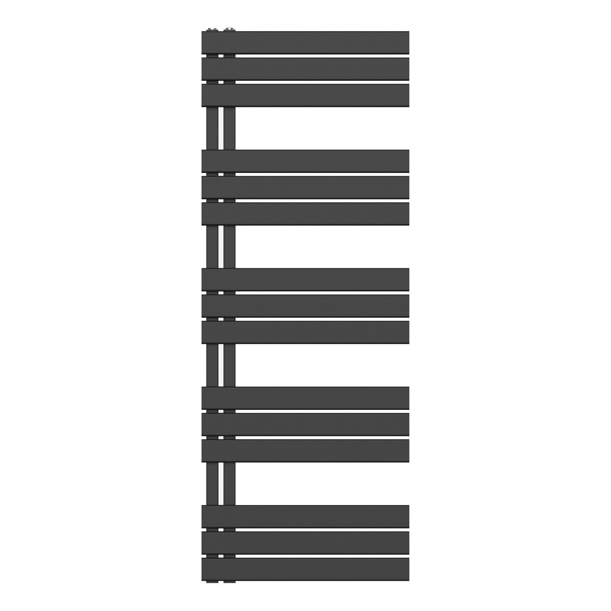 Belrad Handdoek Radiator Zwart Links 160×60 cm 681W