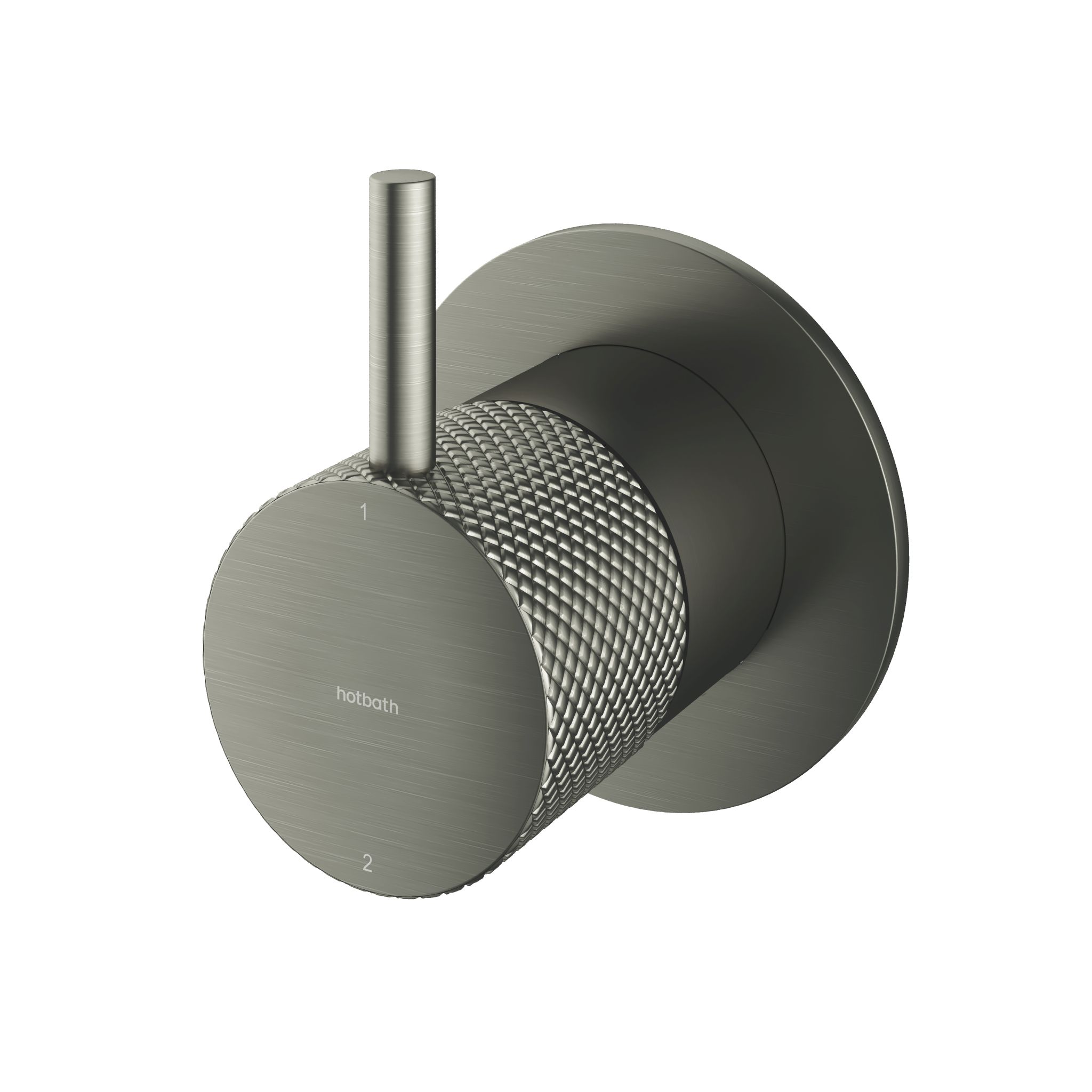 Hotbath Cobber X Opbouw Thermostatische Badmengkraan Geborsteld Nikkel