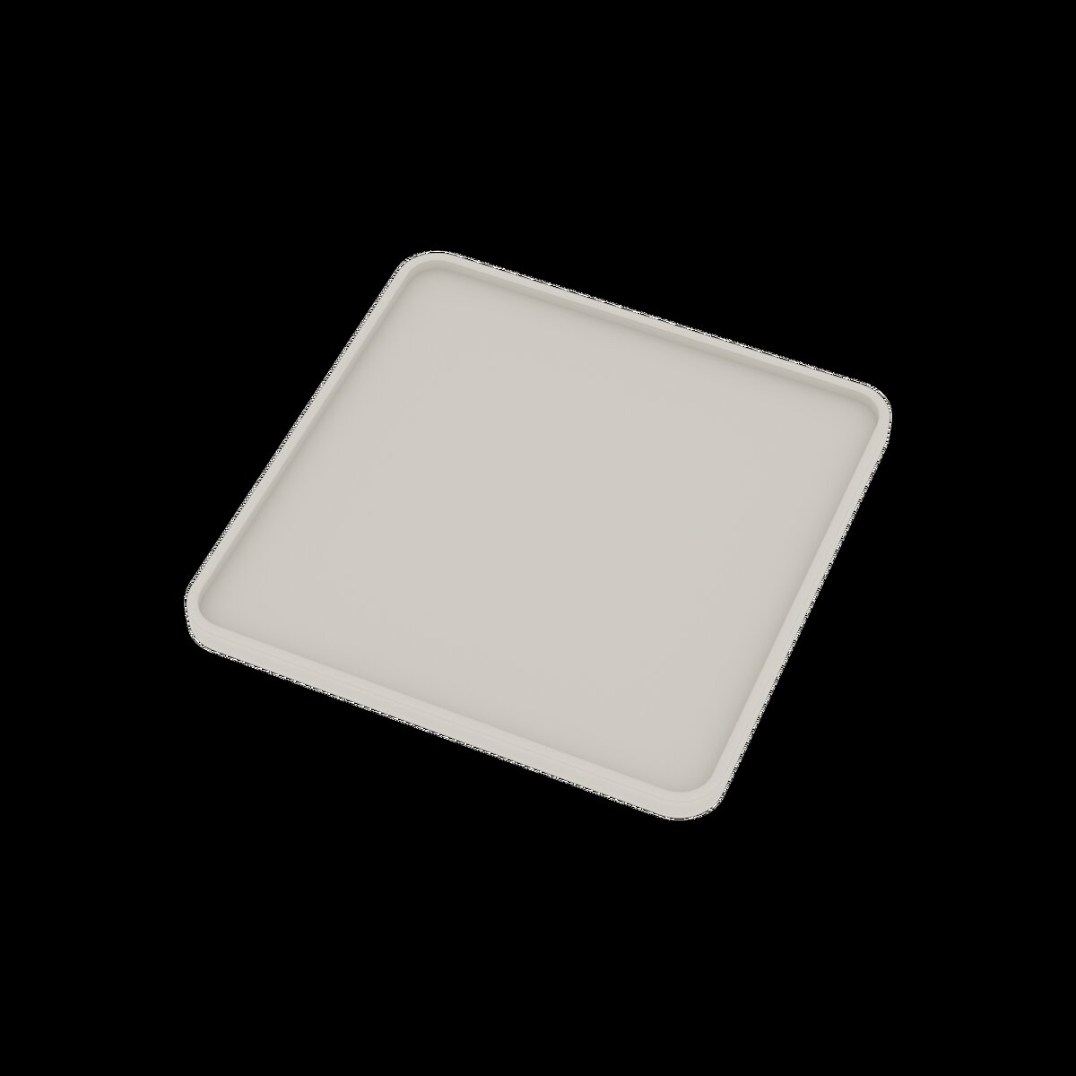Ideavit Solidmac plateau 25x25x1.2cm Solid surface mat wit