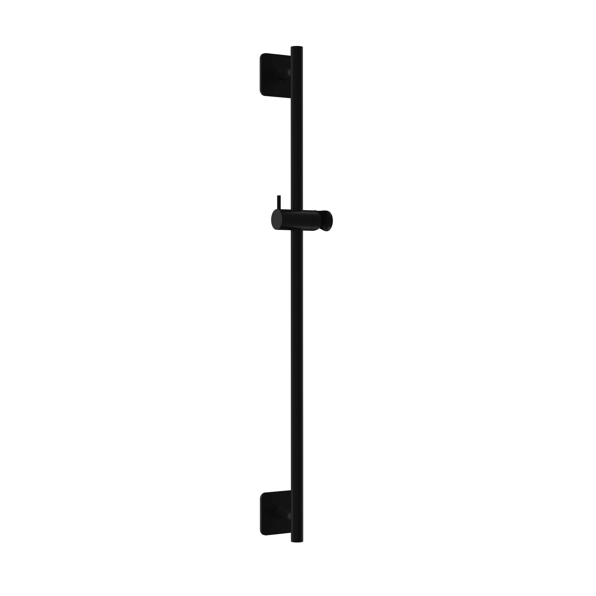 Hotbath Gal Verstelbare Glijstang 100cm Mat Zwart