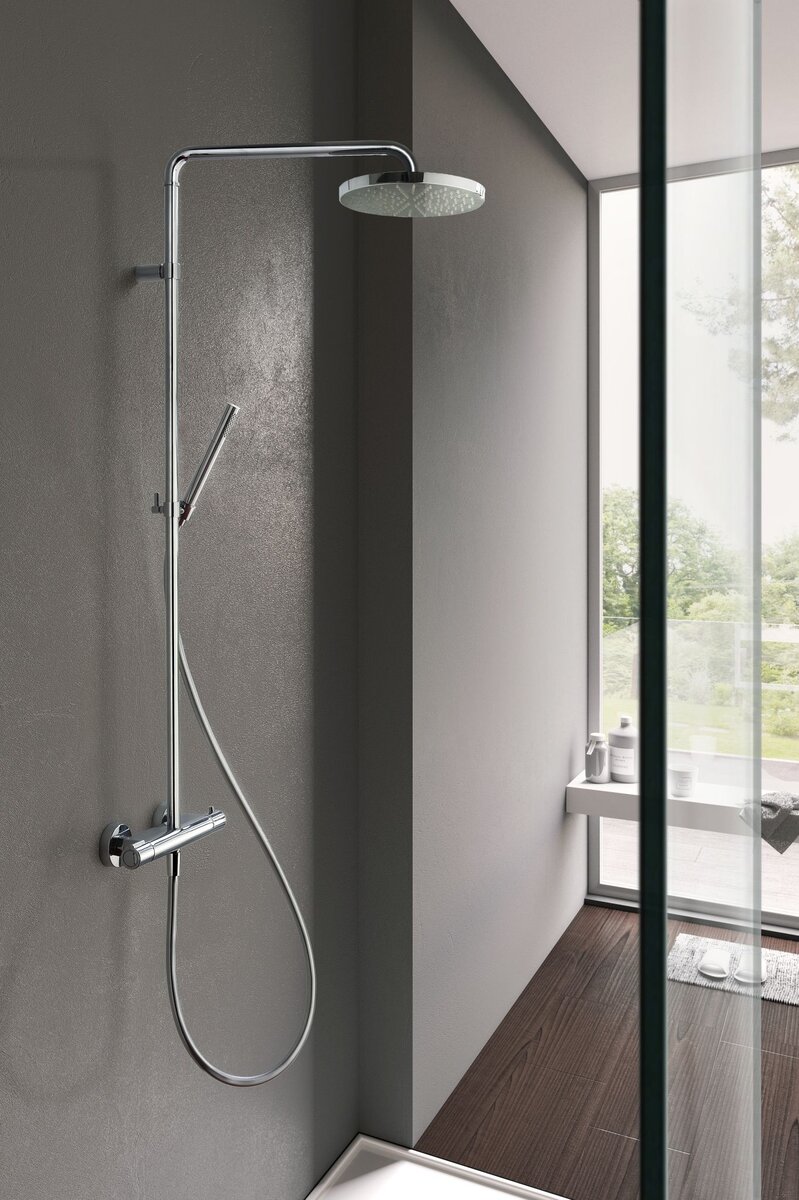 Hotbath Opbouw Regendoucheset Universal Chroom