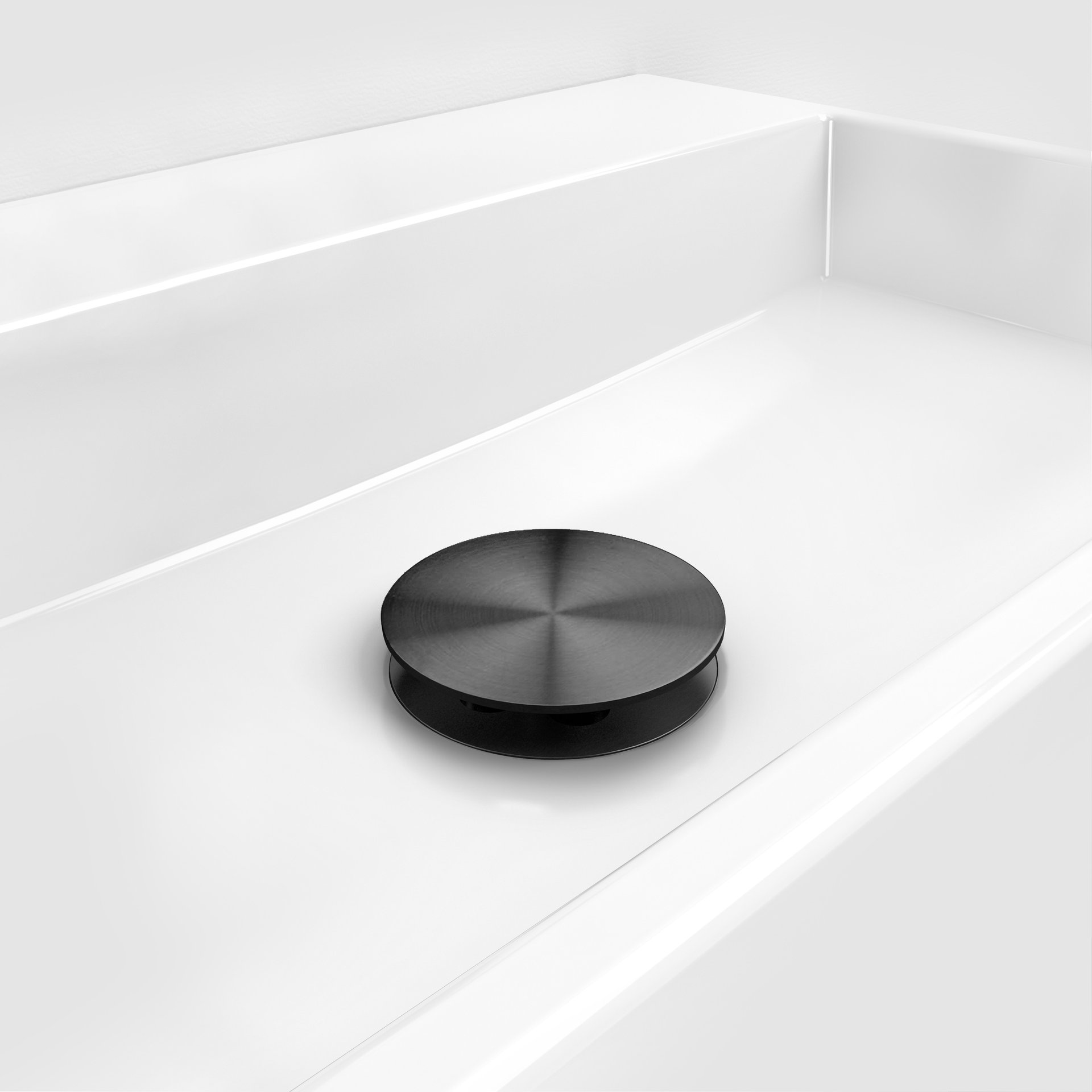 Clou Mini Wash Me Plug met Afdekkap 8x5.5 cm Geborsteld Gunmetal PVD