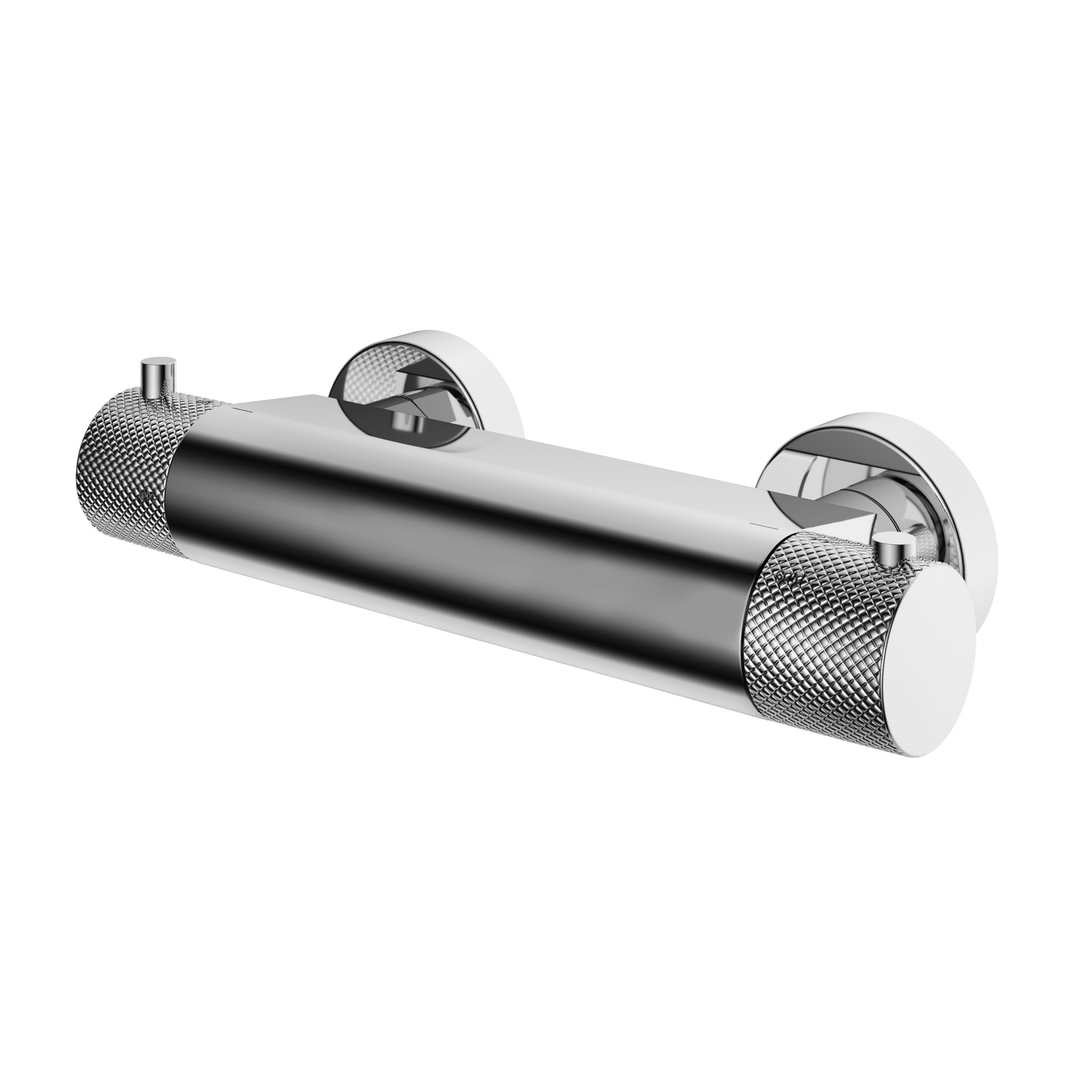 Hotbath Cobber X Afbouwdeel - Inbouw Stopkraan Warm Chroom
