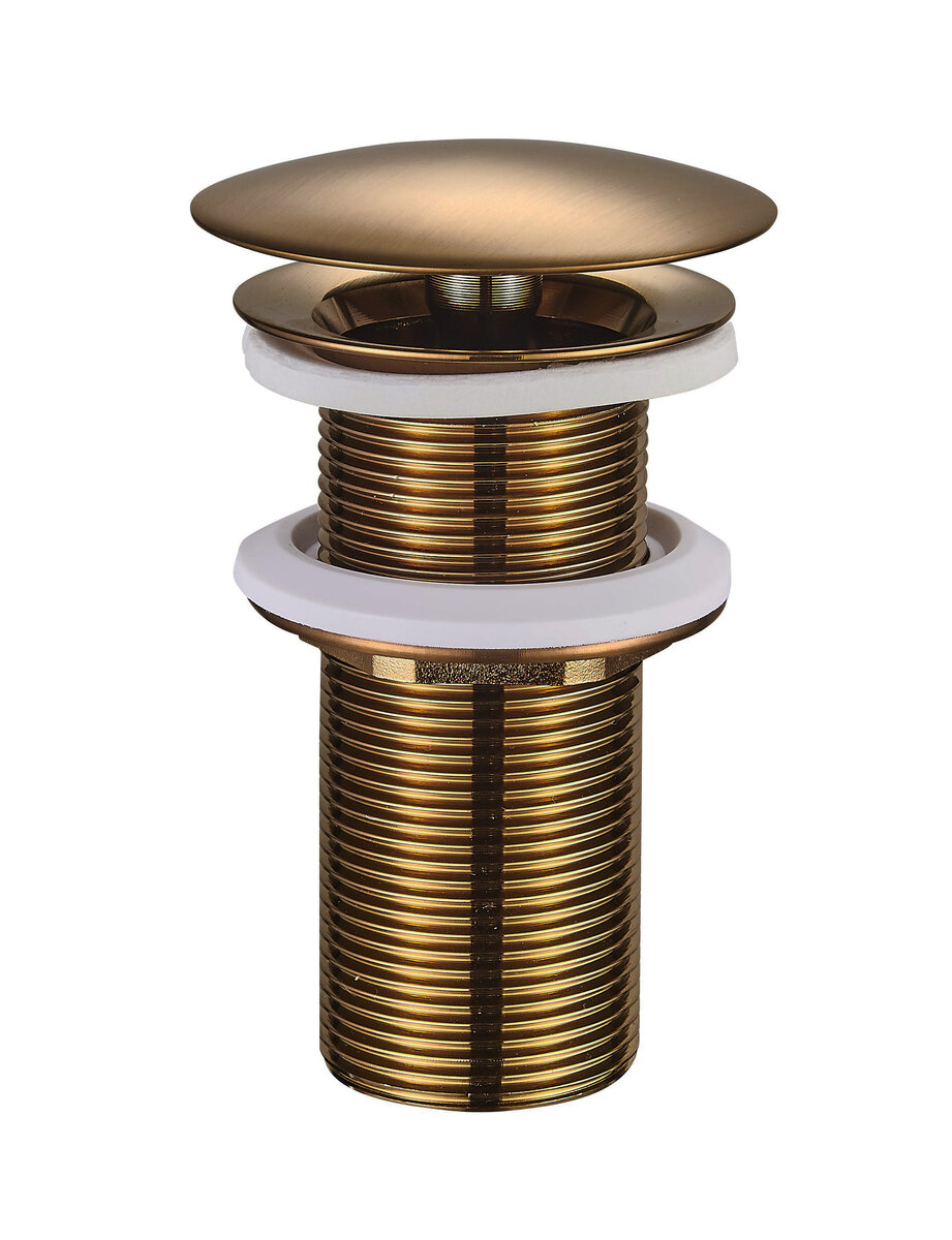 Caral Cllickwaste Verlengd 5/4'' Geborsteld Brons Koper