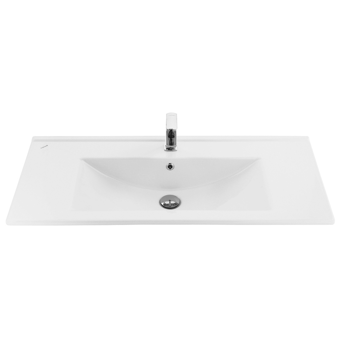 Creavit Keramiek Wastafel Wit 45x100cm