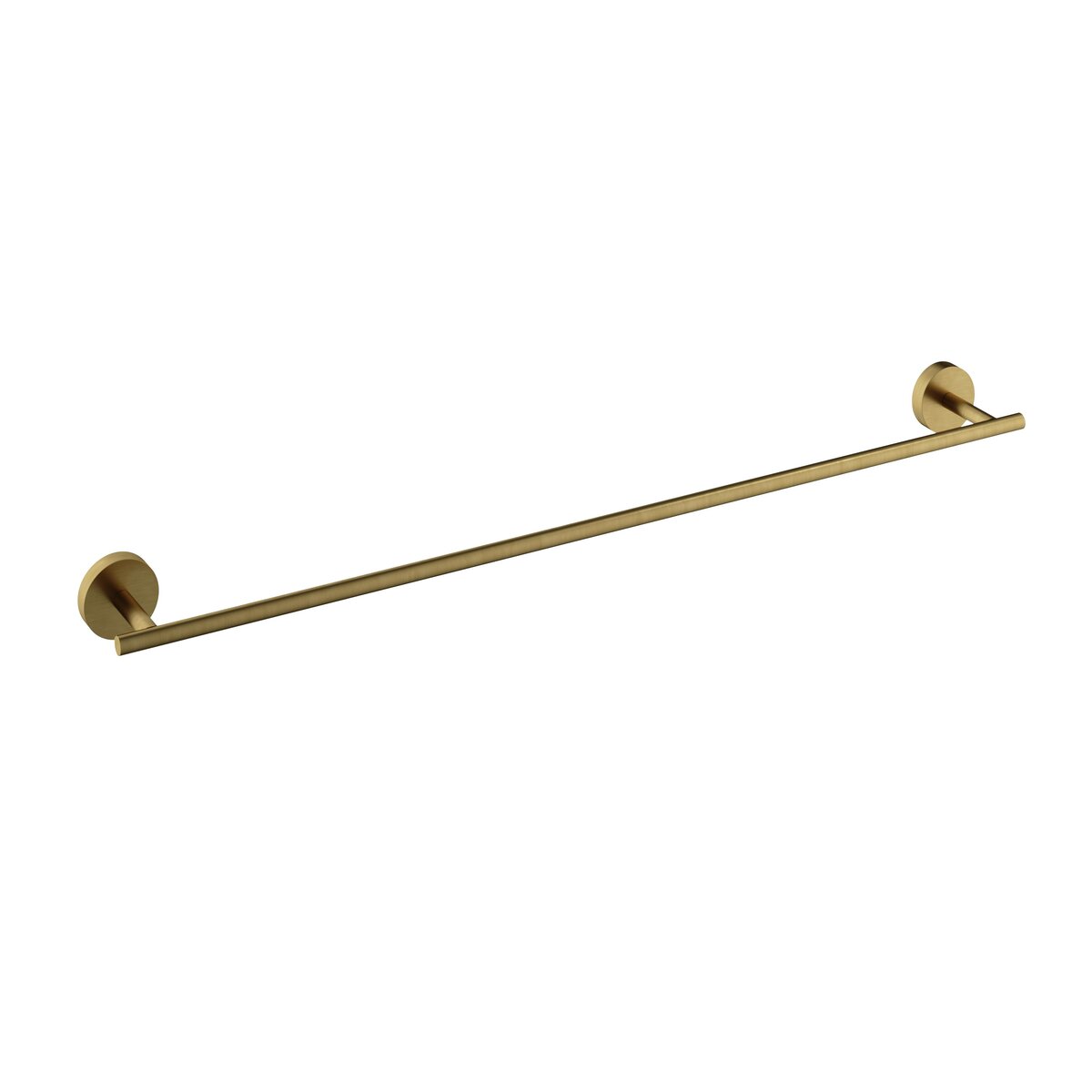 Hotbath Archie Handdoekstang 64cm Geborsteld Messing PVD