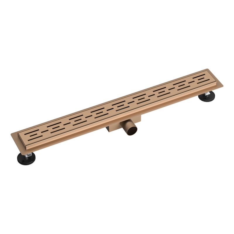 Creavit Aloni Rvs Douchegoot Compleet 70cm Geborsteld Koper