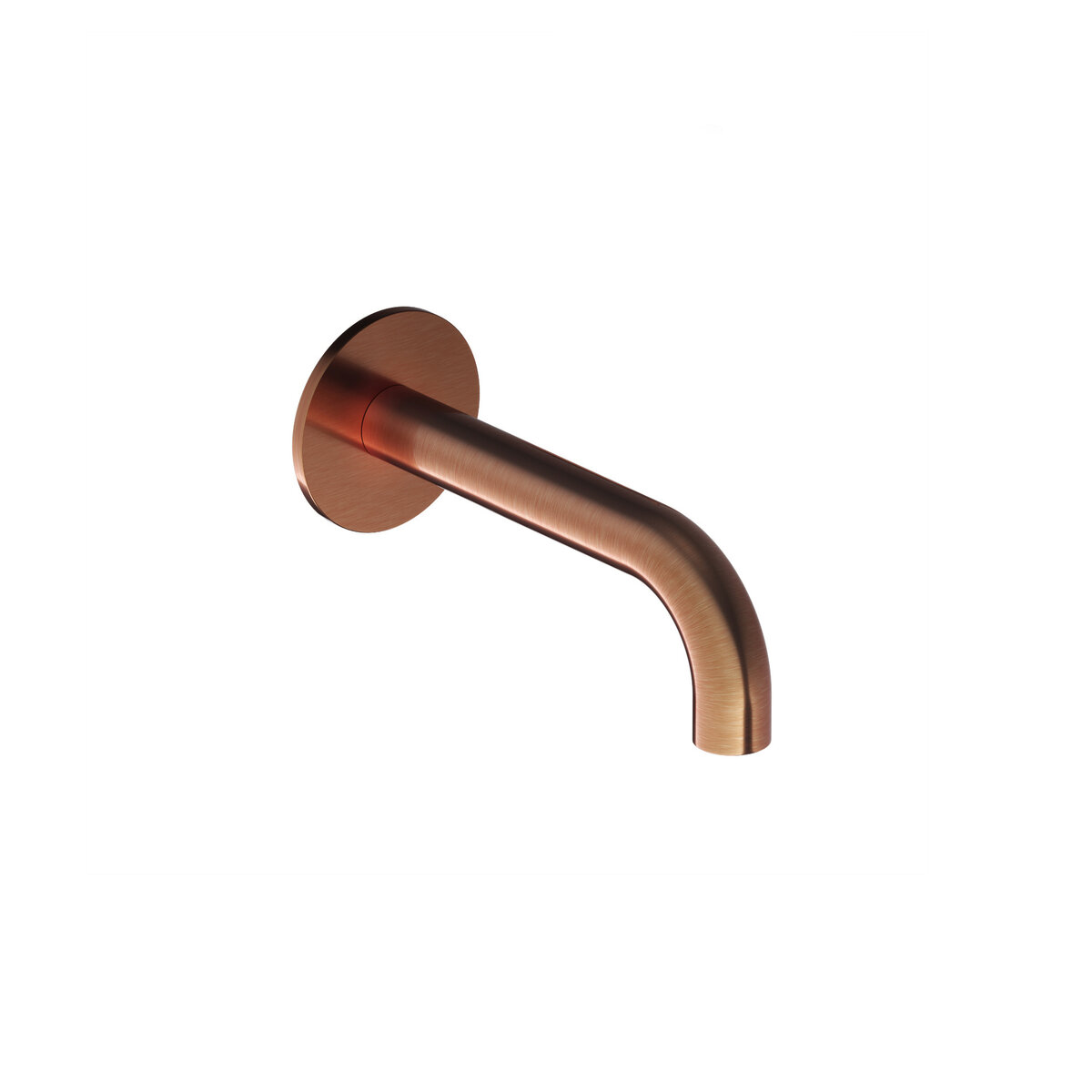 Hotbath Cobber Uitloop met rozet 15 cm Geborsteld Koper PVD