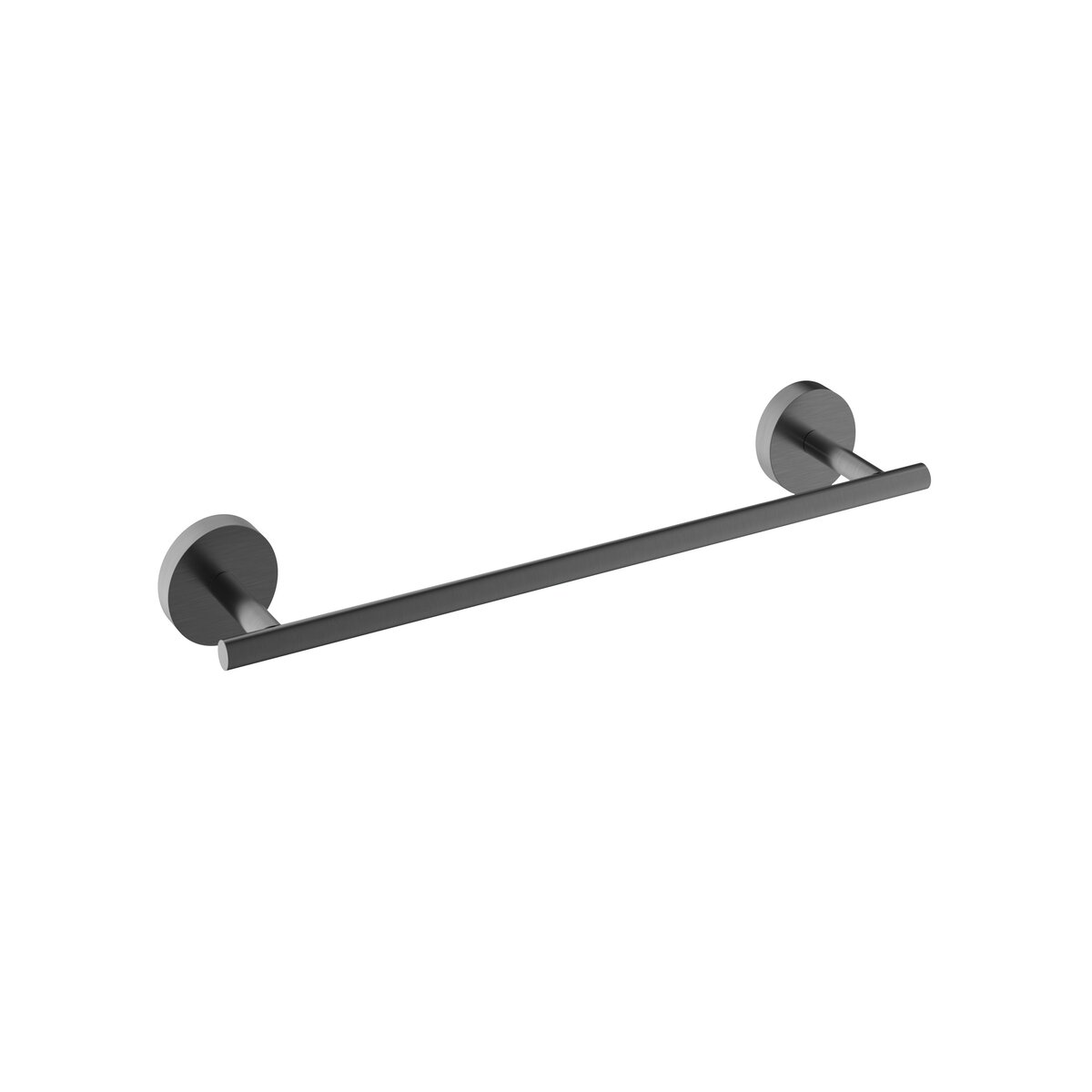 Hotbath Archie Handdoekstang 34cm Geborsteld Gunmetal PVD