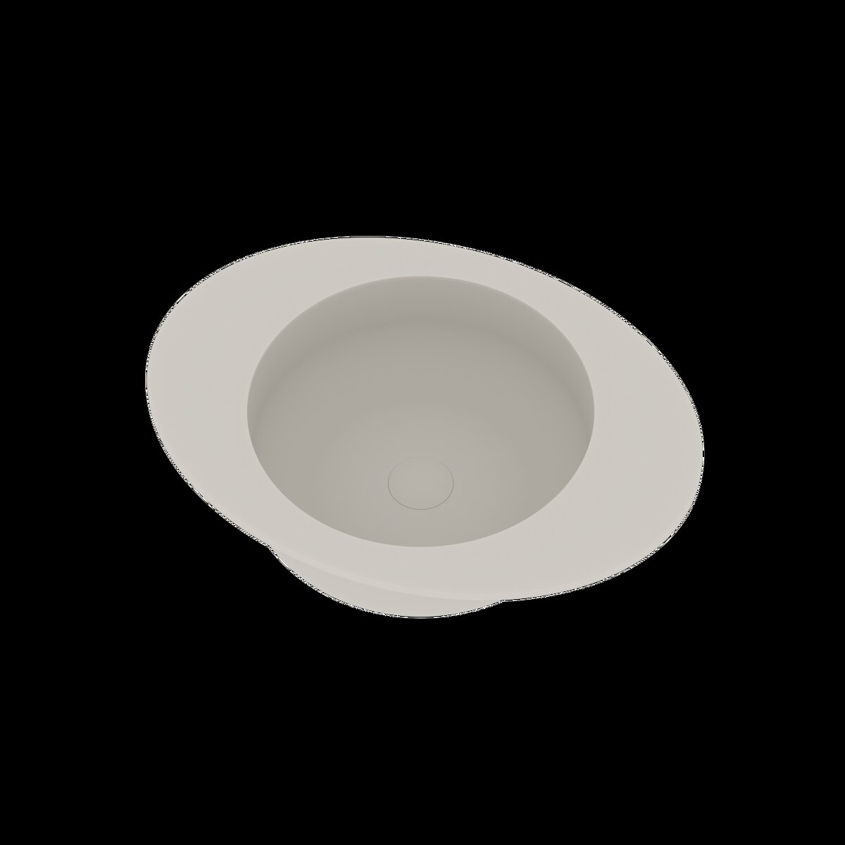 Ideavit Wastafel Solidcap 3.0 Opbouw 60x45.2x15.5 cm Solid Surface Mat Wit