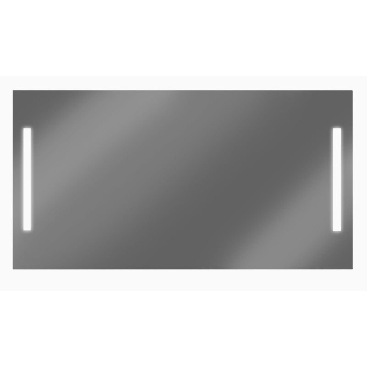 Looox 160 br x 70 h. cm Spiegel met verlichting en verwarming