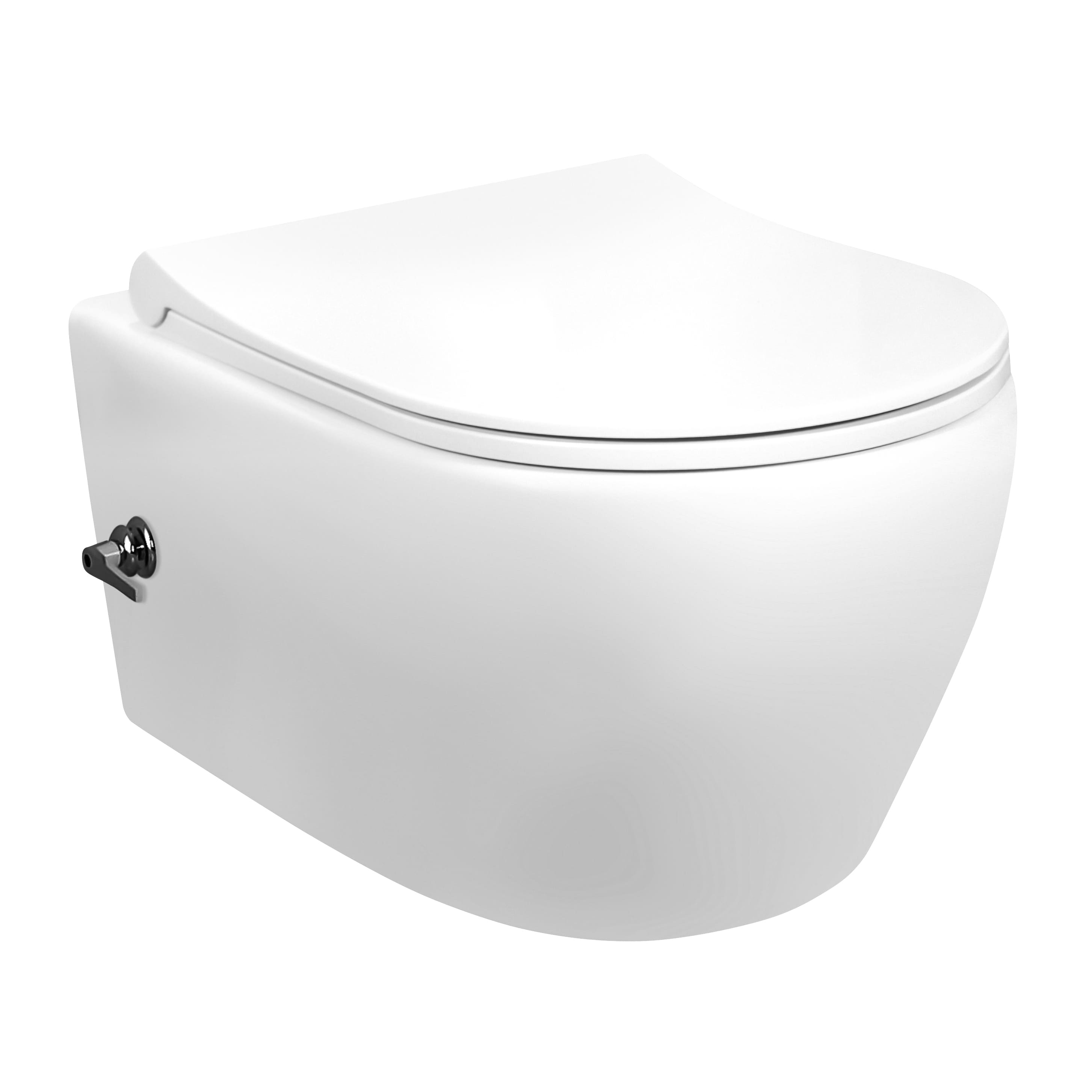 Creavit Aloni Rimoff Ophang Wc Wit Met Hendel Warm/Koud Water