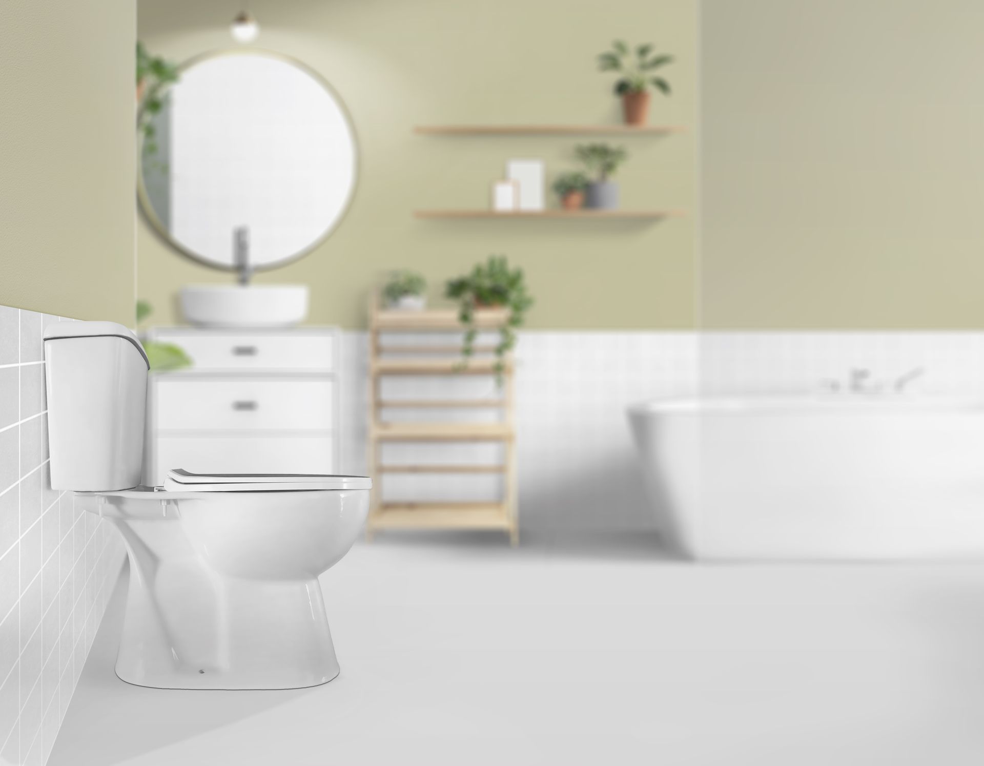 Aloni Pro Duoblok- Staand Toilet - Randloos - S-Trap - Muuruitlaat - Met Reservoir - Met Spoelmechanisme - Dubbele Spoelfunctie 4/6L - Met Zitting - Softclose - Quick Release - 39x73x67 cm - Wit