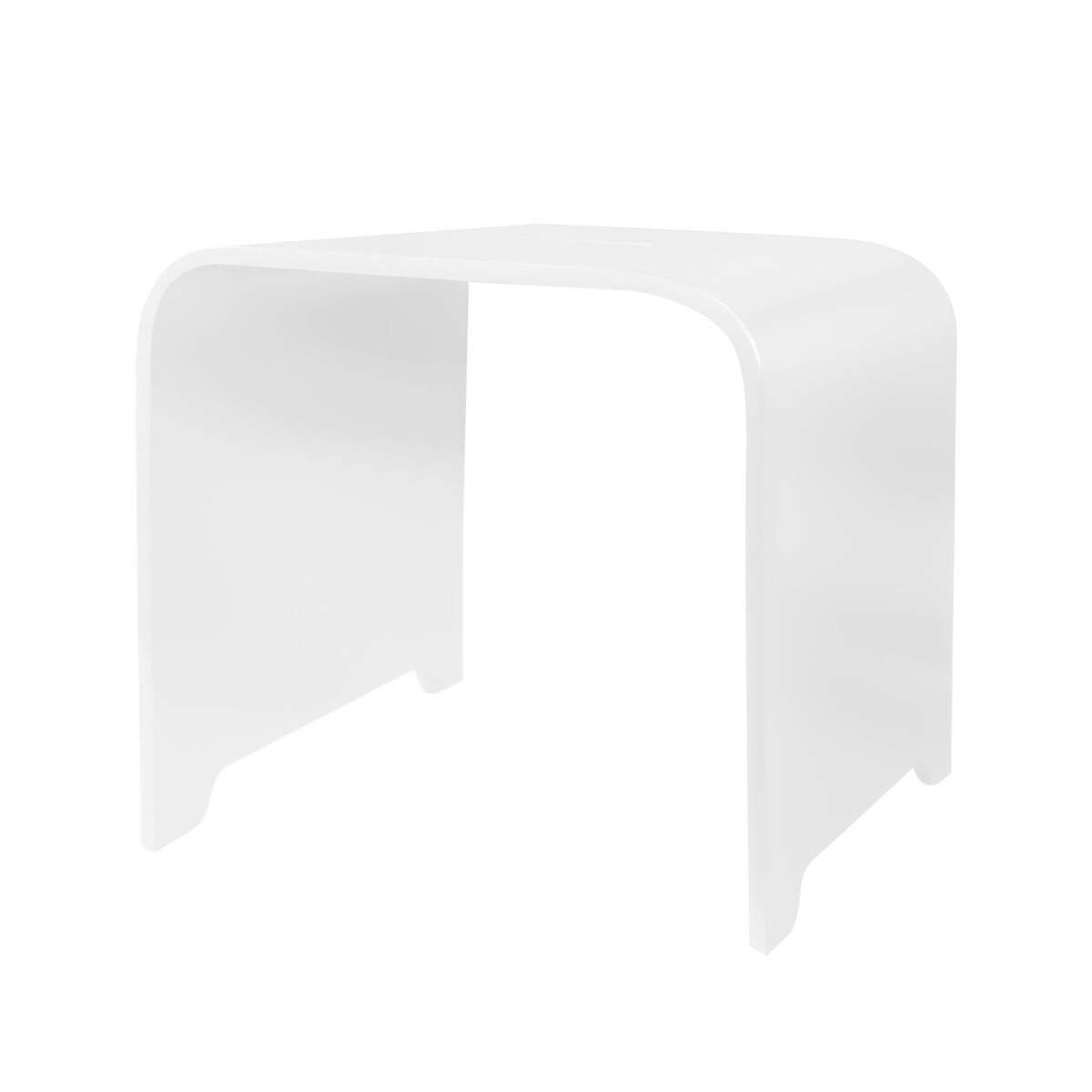 Creavit Aloni Solid Surface Badkamerkruk Wit 31×38×38 cm